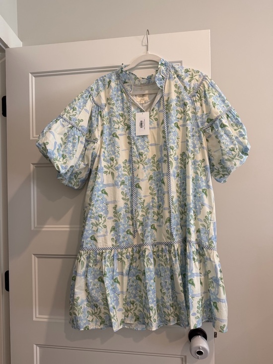 Umgee Dresses & Skirts - Umgee Floral Dress in Blue & Green